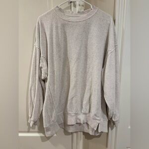White Oversized Aerie Sweatshirt